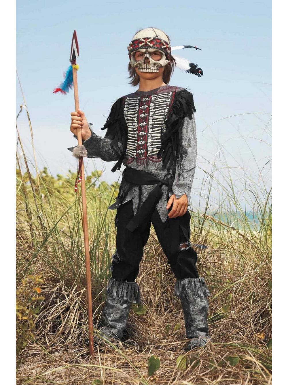 Skull Warrior Costume for Boys