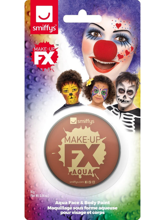 Smiffys Make-Up FX, on Display Card, Light Brown