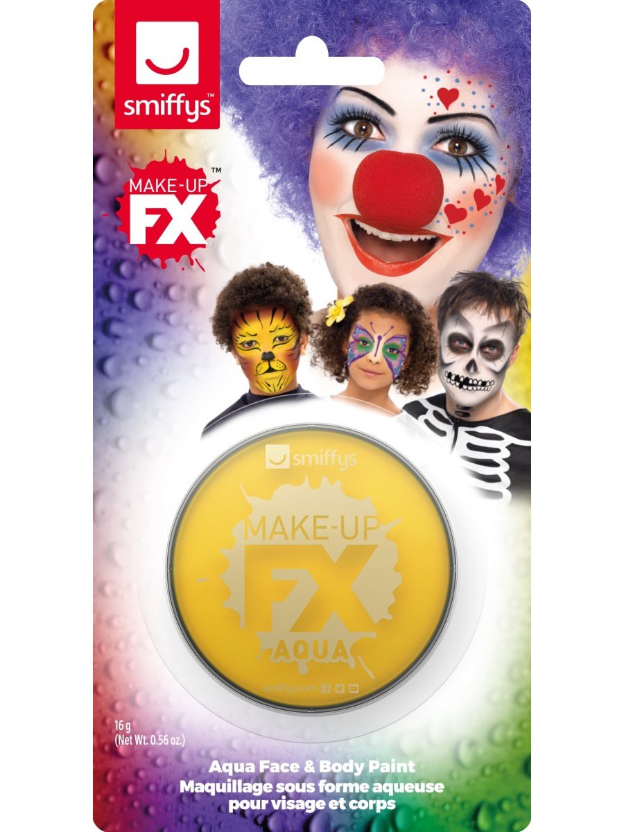 Smiffys Make-Up FX, on Display Card, Yellow Alternative View 1.jpg