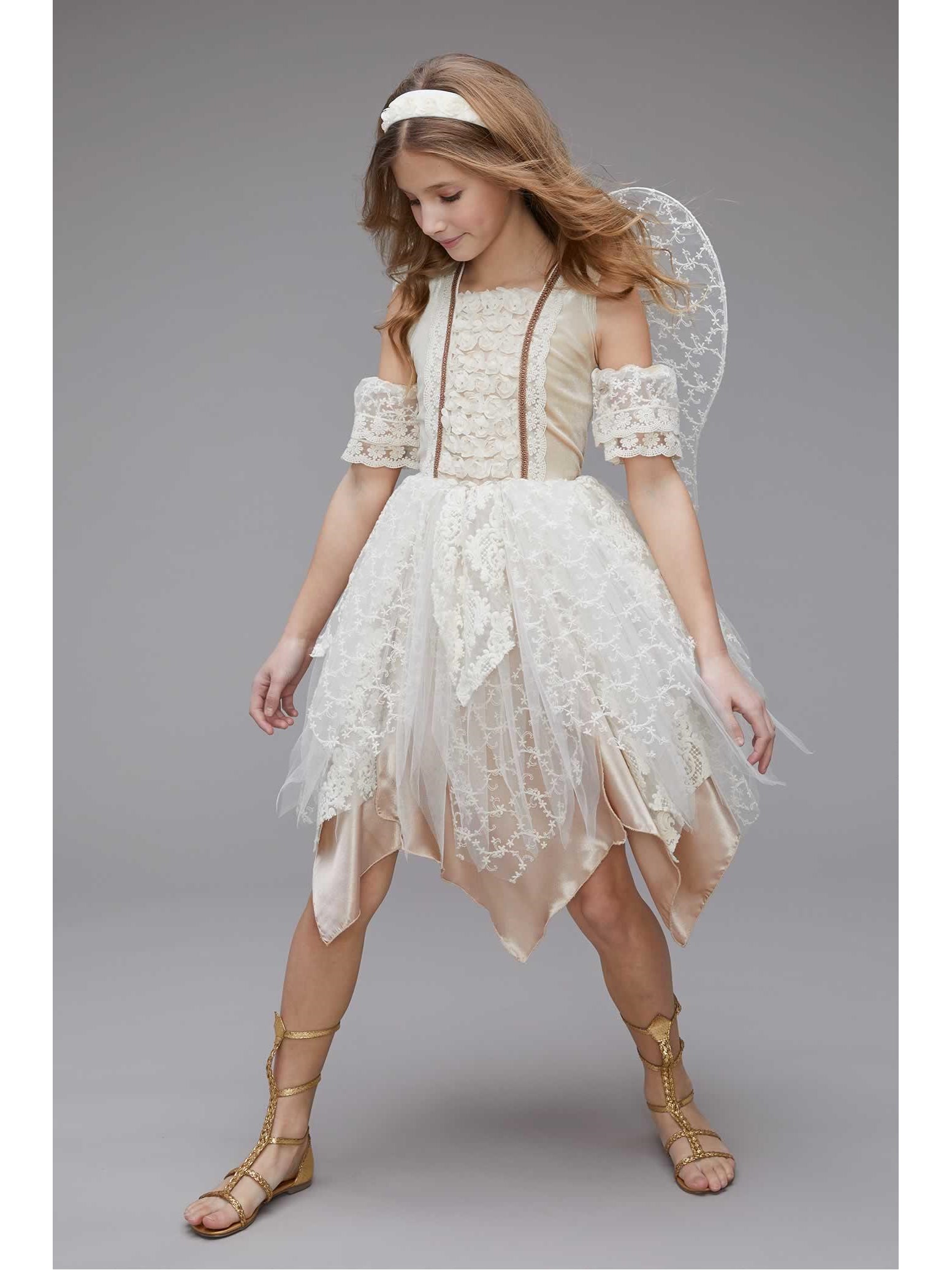 Vintage Boho Fairy Costume for Girls