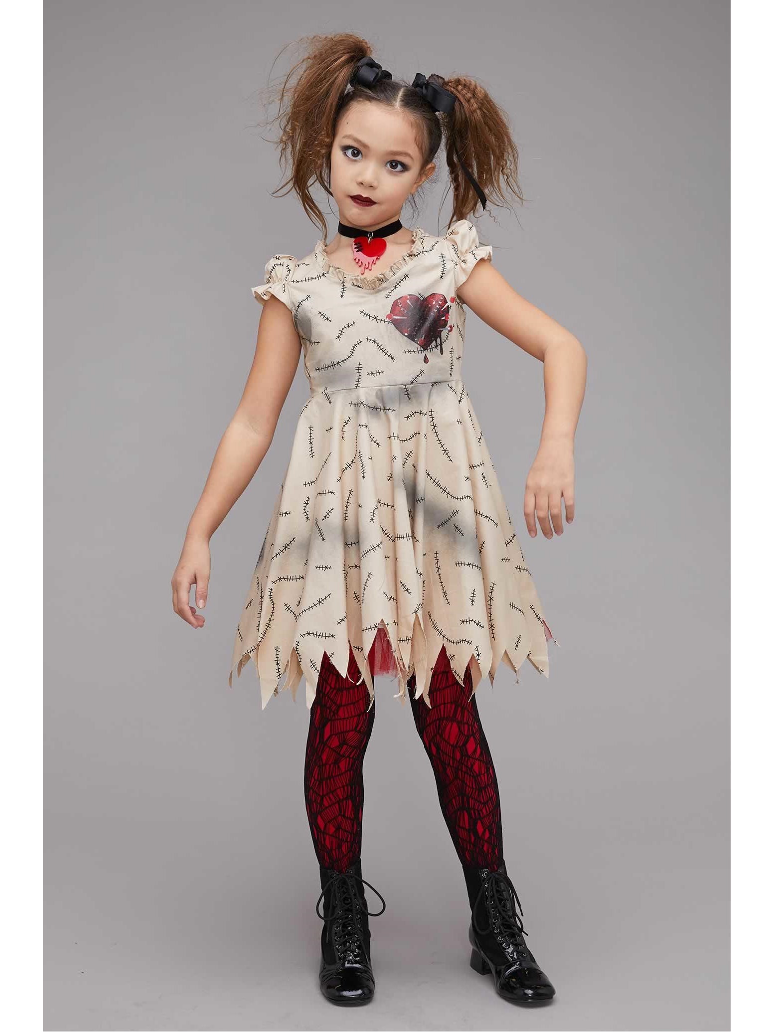 Voodoo Doll Costume for Girls