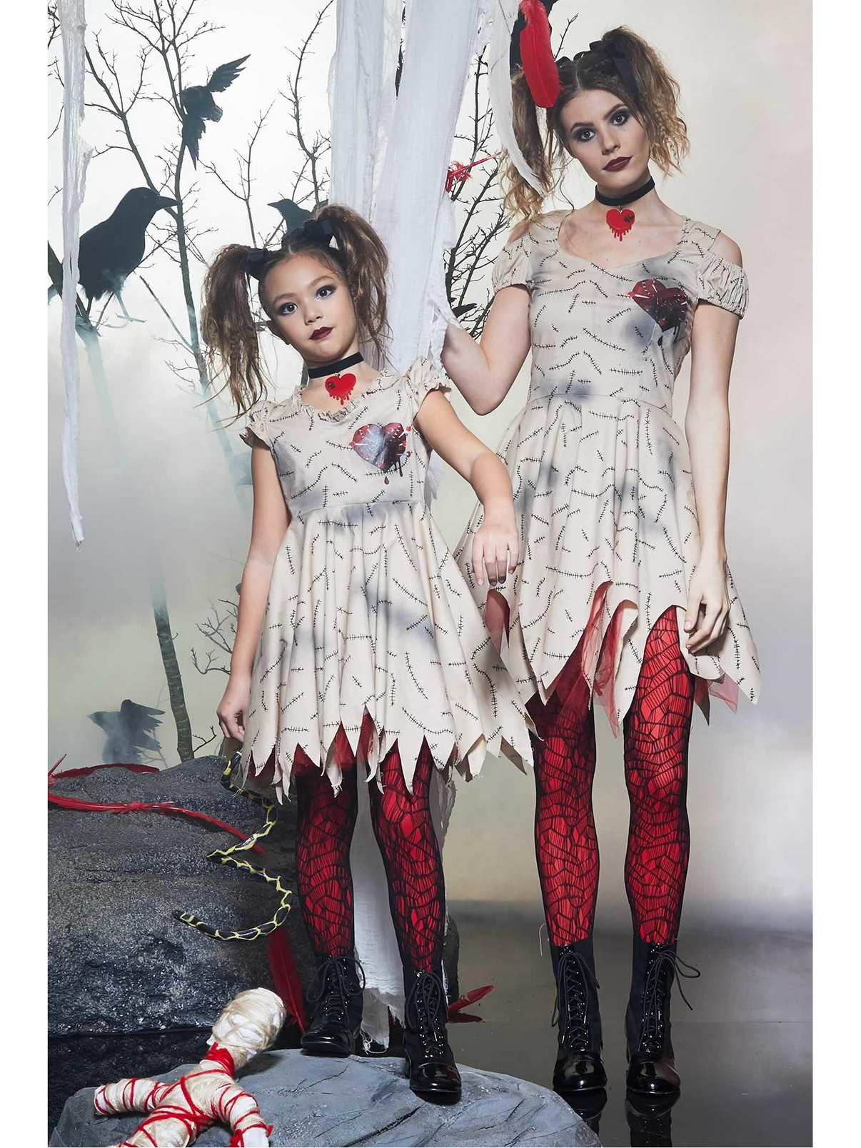 Voodoo Doll Costume for Girls Chasing Fireflies